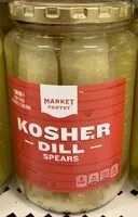 Mängden socker i Kosher dill spears