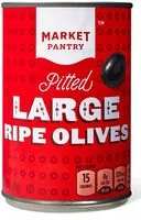 Mängden socker i Large Pitted Black Olives