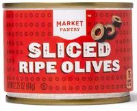 Mängden socker i Sliced Ripe Black Olives