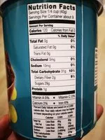 Mängden socker i Organic Thompson Raisins