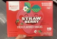 Mängden socker i Strawberry fruit flavored snacks