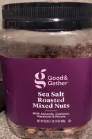 Mängden socker i Sea Salt Roasted Mixed Nuts
