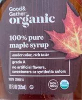 Mängden socker i 100% pure maple syrup