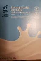 Mängden socker i Instant nonfat Dry Milk