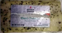 Mängden socker i Basil cheddar natural cheese