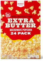 Mängden socker i Extra Butter microwave popcorn