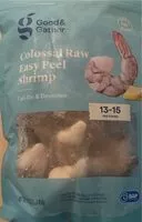 Mängden socker i Colossal Raw Easy Peel Shrimp