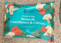 Mängden socker i Broccoli cauliflower carrots steak in bag