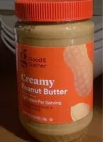 Mängden socker i Creamy peanut butter