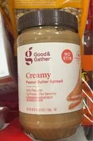 Mängden socker i Creamy peanut butter spread