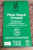 Mängden socker i Plant-based ground