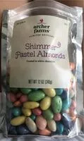Mängden socker i Shimmer pastel almonds