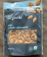 Mängden socker i Raw Almonds