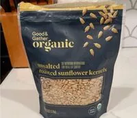 Mängden socker i Organic Unsalted Roasted Sunflower Kernels