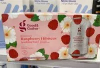 Mängden socker i Raspberry hibiscus sparkling water