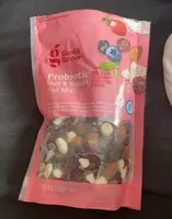 Mängden socker i probiotic fruit and yogurt trail mix