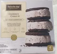 Mängden socker i Cookies’n Cream Ice Cream Sandwiches