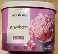 Mängden socker i Strawberry Ice Cream