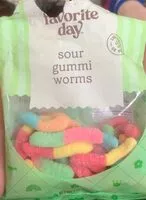 Mängden socker i Sour gummi worms