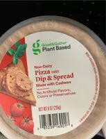 Mängden socker i Pizza dip and spread