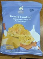Mängden socker i Kettle Cooked Parmesan Garlic Potato Chips