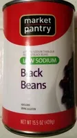 Mängden socker i Low sodium black beans