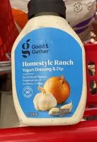 Mängden socker i Homestyle ranch yogurt dressing & dip