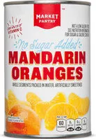 Mängden socker i No sugar added mandarin oranges