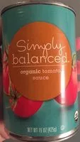 Mängden socker i Simply balanced, organic tomato sauce