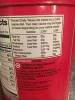 Mängden socker i California Raisins