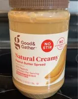 Mängden socker i Creamy peanut butter spread