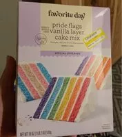 Mängden socker i Pride flags vanilla layer cake mix