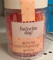 Mängden socker i gummi peach hearts