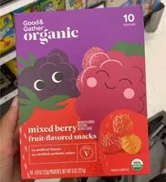 Mängden socker i Mixed Berry Fruit Flavored Snacks