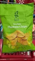 Mängden socker i Sea Salt Plantain Chips