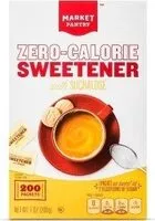 Mängden socker i Zero-Calorie Sweetener With Sucralose