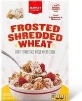 Mängden socker i Frosted shredded wheat breakfast cereal