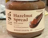 Mängden socker i Good & Gather Hazelnut Spread with Cocoa