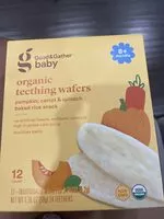 Mängden socker i Good & Gather Organic Teething Wafers