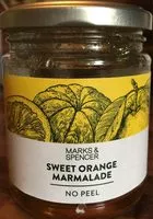 Mängden socker i SWEET ORANGE MARMALADE