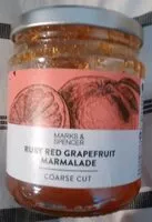 Mängden socker i Ruby red grapefruit marmalade