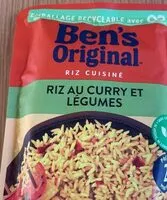 Mängden socker i Riz au curry et légumes