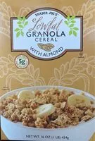Mängden socker i Lowfat Granola Cereal with Almond