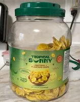 Mängden socker i Natural Plantain Chips