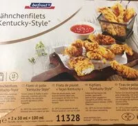 Mängden socker i Hãhnchenfilets "Kentucky-Style"