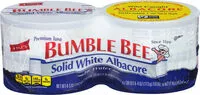 Mängden socker i Solid white albacore tuna in water