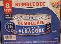 Mängden socker i Solid White Albacore Tuna in Water
