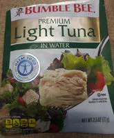 Mängden socker i Premium light tuna in water