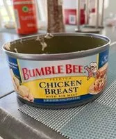 Mängden socker i Chicken breast with rib meat chunk in water