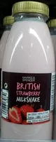 Mängden socker i Milkshake british strawberry